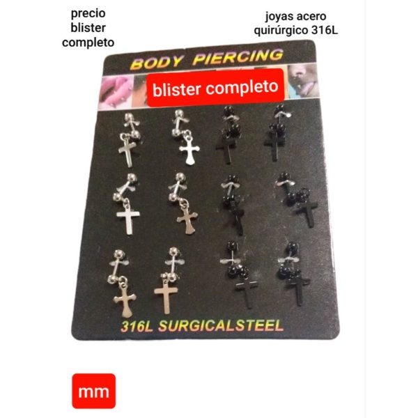 piercings mm.precio blister completo.