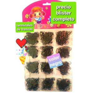 terminales de trenzas chica.MM4K.precio blister completo