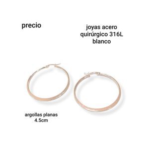 aros me argollas planas