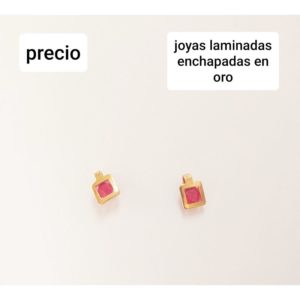 aros enchapados/laminados en oro.