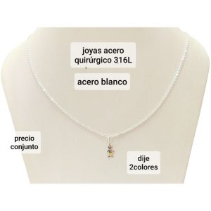 conjunto cadena con dije