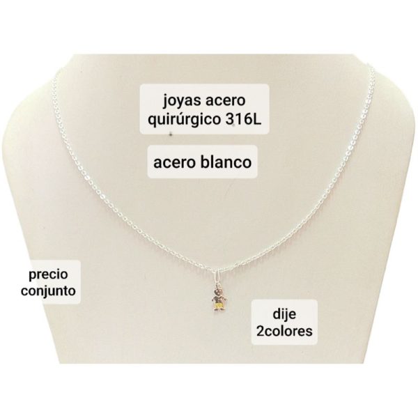 conjunto cadena con dije