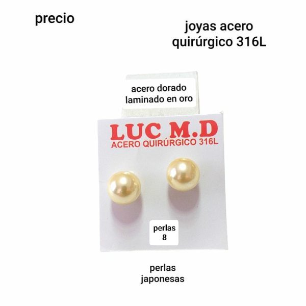 aros perlas 8mm