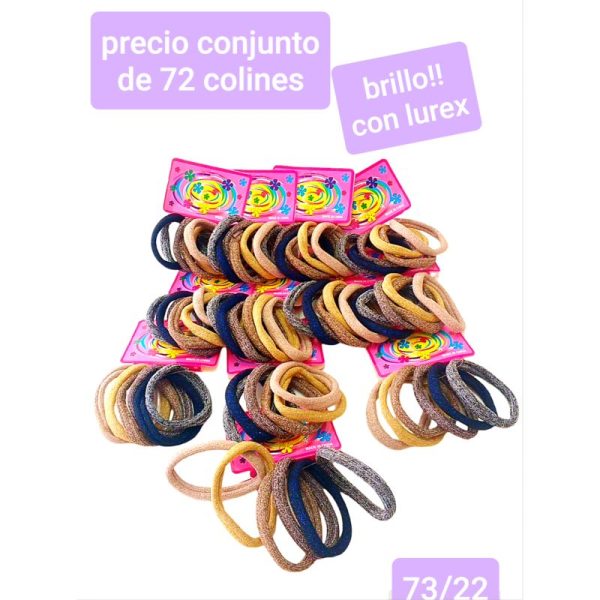 luc md73/22.precio conjunto de 72 colines surtidos.