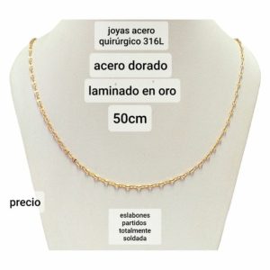 cadena eslabones partidos 50cm