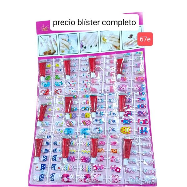Uñas.precio blíster completo E