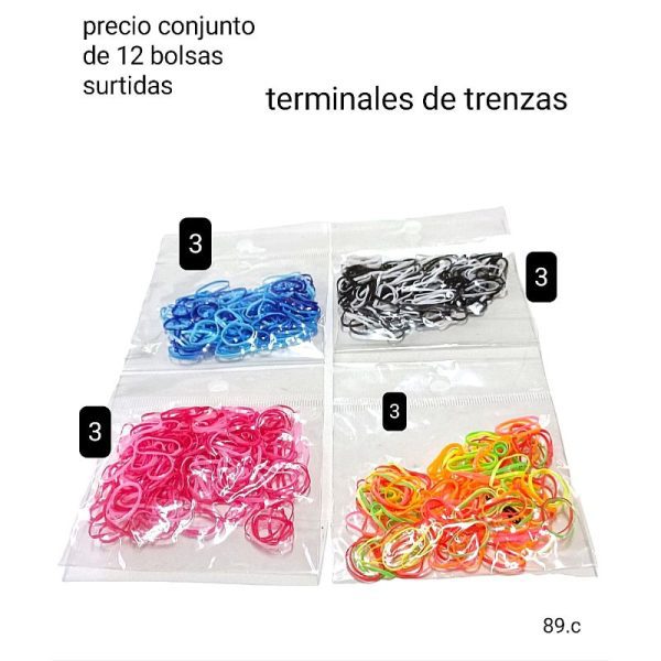 Terminales.precio conjunto de 12 bolsas surtidas.ver foto.