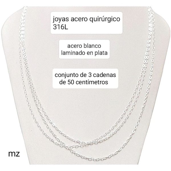 Cadenas mz/kas..precio conjunto de 3 cadenas.