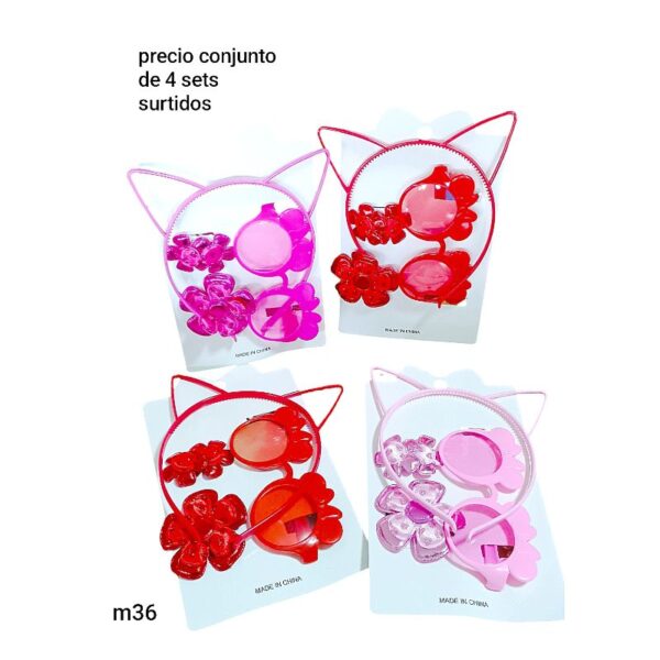 Set m36.precio conjunto de 4 sets.surtidos.