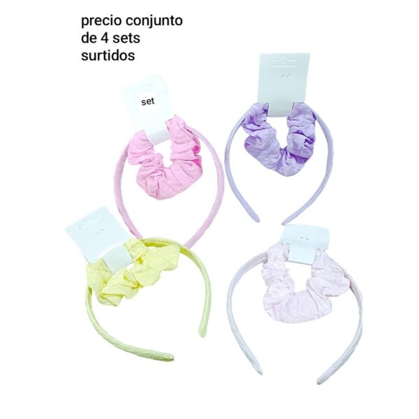 Precio conjunto de 4 sets surtidos.