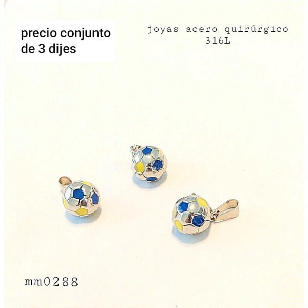 Precio conjunto de 3 dijes