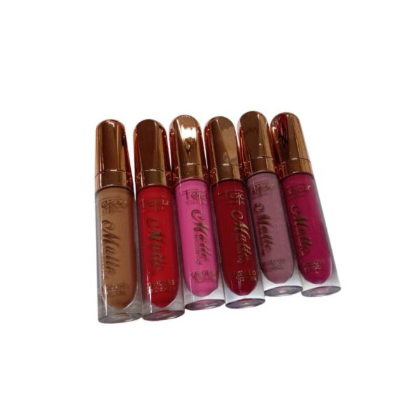 6 unidades LIP GLOSS MATTE 8 ML - TEJAR/ surtido sin elección