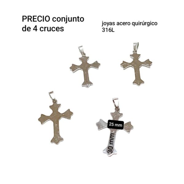 PRECIO conjunto de 4 cruces