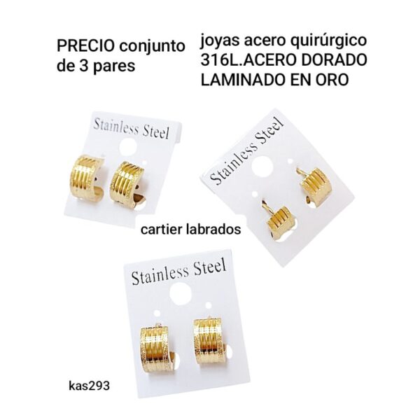 PRECIO conjunto de 3 pares.kas 293