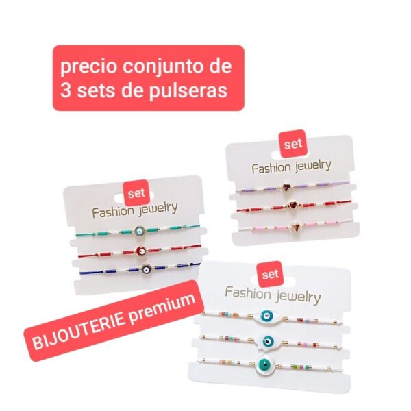 Precio conjunto de 3 sets surtidos