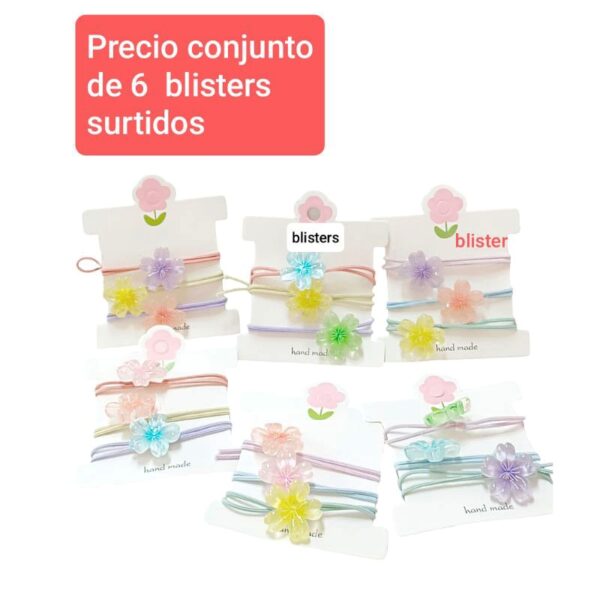 Precio conjunto de 6 blisters surtidos