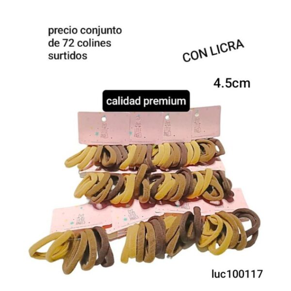 Luc100117.precio conjunto de 72 colines surtidos