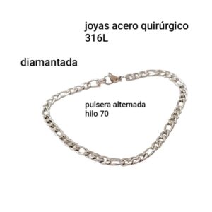 Pulsera alternada.mjc1804/21cm