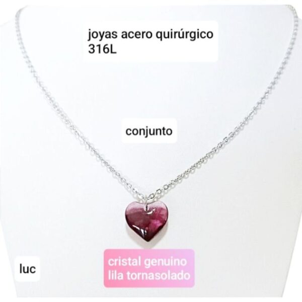 Conjunto Lila tornasolado