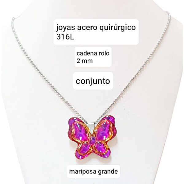 Conjunto mariposa grande