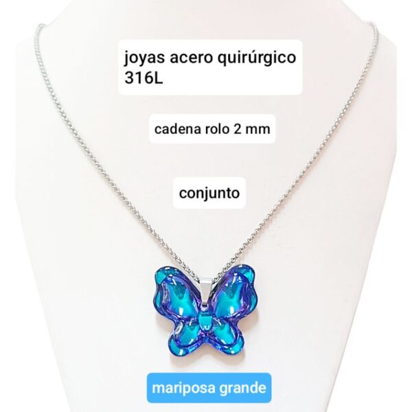 Conjunto mariposa grande