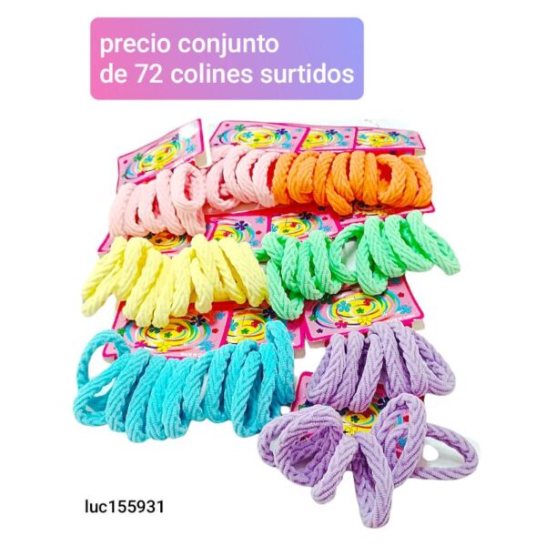 Luc155931.precio conjunto de 72 colines surtidos