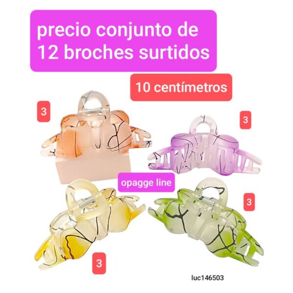 Luc146503.precio conjunto de 12 broches surtidos