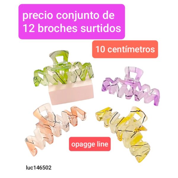 Luc146502.precio conjunto de 12 broches surtidos