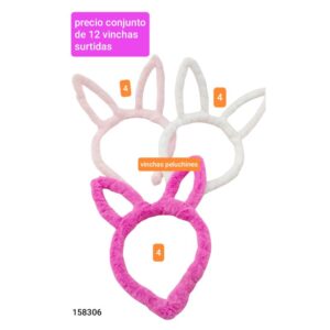 Luc158306.precio conjunto de 12 vinchas surtidas