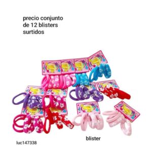 Luc147338.precio conjunto de 12 blisters surtidos