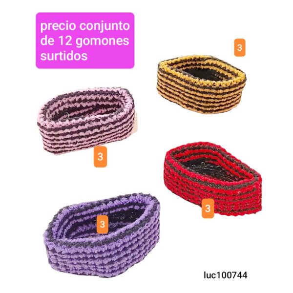 Luc100744.precio conjunto de 12 gomones surtidos