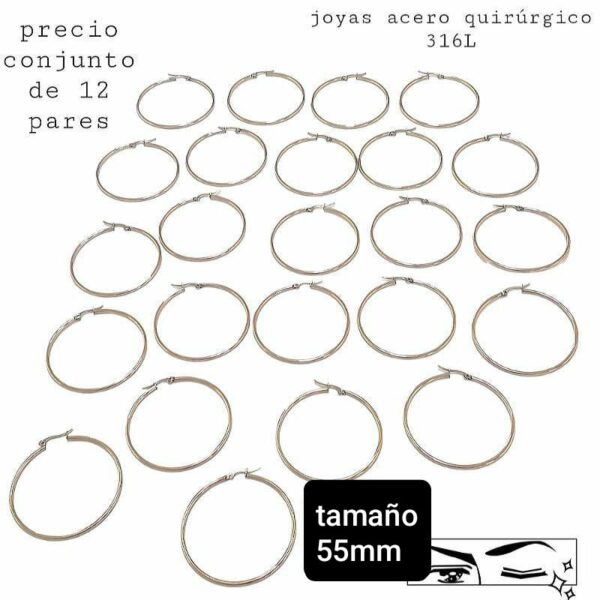 Mjc 55 mm.precio conjunto de 12 pares
