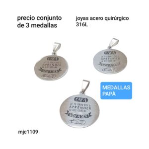 Mjc1109.precio conjunto de 3 medallas