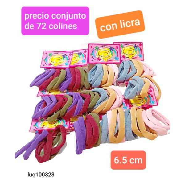 Luc 100323.precio conjunto de 72 colines surtidos