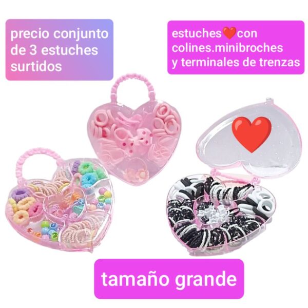Estuches ❤️precio conjunto de 3 unidades surtidas