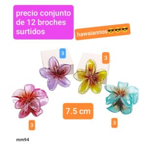 98.precio conjunto de 12 broches surtidos