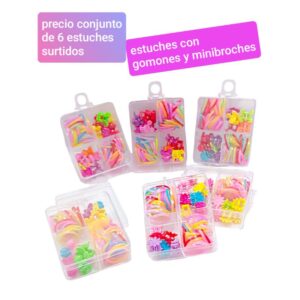 Precio conjunto de 6 estuches surtidos