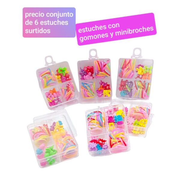 Precio conjunto de 6 estuches surtidos