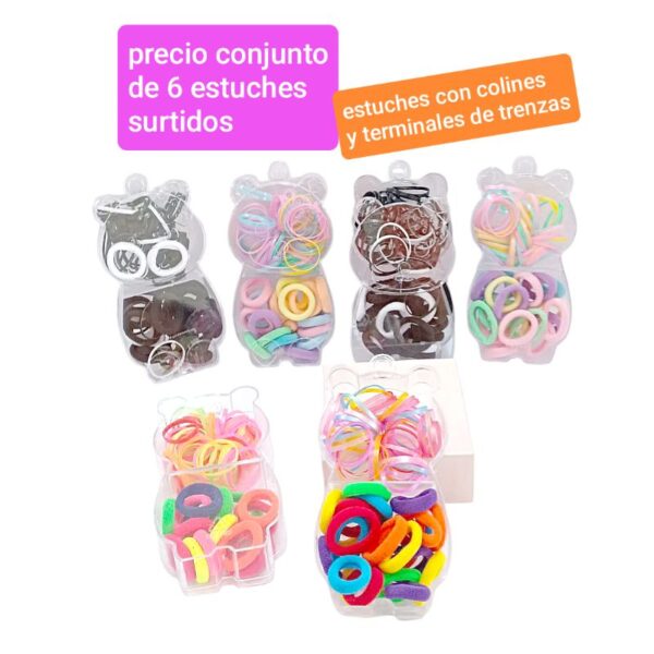 Precio conjunto de 6 estuches surtidos