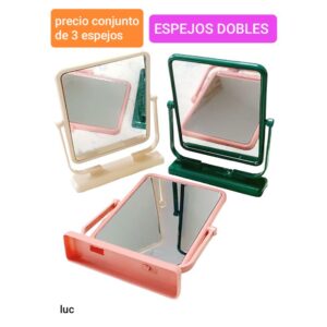 Precio conjunto de 3 espejos surtidos