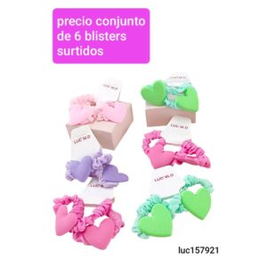 Luc157921.precio conjunto de 6 blisters surtidos