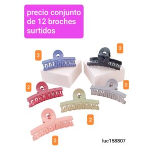 Luc158807.precio conjunto de 12 broches surtidos
