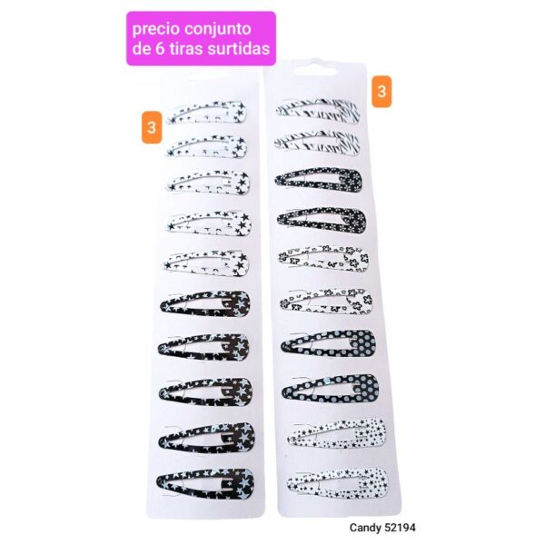 Candy52194.precio conjunto de 6 tiras surtidas