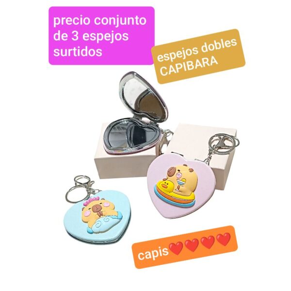 Precio conjunto de 3 espejos surtidos