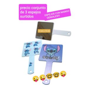 Precio conjunto de 3 espejos surtidos