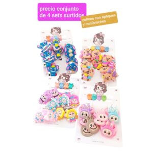 Precio conjunto de 4 sets surtidos