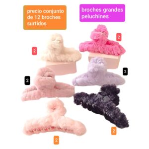 Precio conjunto de 12 broches surtidos