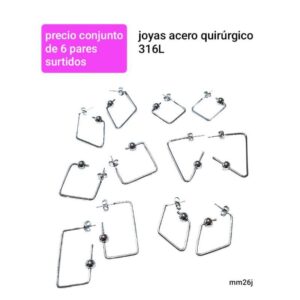 26j.precio conjunto de 6 pares surtidos