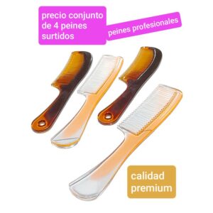 Precio conjunto de 4 peines surtidos