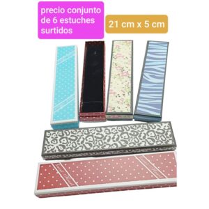 Precio conjunto de 6 estuches surtidos